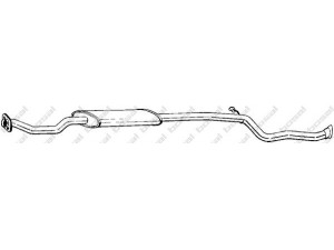 BOSAL 289-007 vidurinis duslintuvas 
 Išmetimo sistema -> Duslintuvas
1717.68, 1717.79, 1717.79, 1728.97