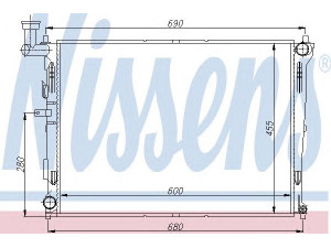 NISSENS 66674 radiatorius, variklio aušinimas 
 Aušinimo sistema -> Radiatorius/alyvos aušintuvas -> Radiatorius/dalys
25310-1H000, 25310-1H010, 25310-2H000