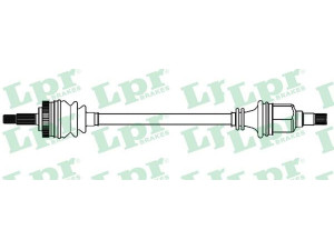 LPR DS39256 kardaninis velenas 
 Ratų pavara -> Kardaninis velenas
7700112478, 7700112478