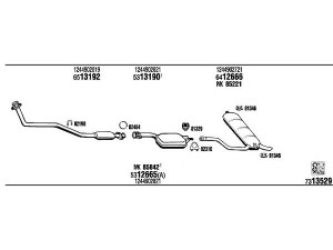 WALKER MB43308A išmetimo sistema 
 Išmetimo sistema -> Išmetimo sistema, visa