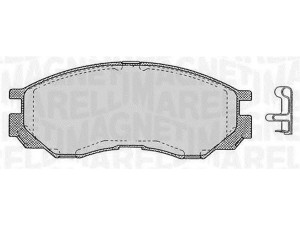 MAGNETI MARELLI 363916060810 stabdžių trinkelių rinkinys, diskinis stabdys 
 Techninės priežiūros dalys -> Papildomas remontas