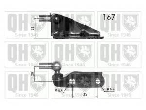 QUINTON HAZELL QTS840284 dujinė spyruoklė, bagažinė 
 Priedai -> Bagažinė/pakrovimo skyrius
68960 44010