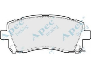 APEC braking PAD1070 stabdžių trinkelių rinkinys, diskinis stabdys 
 Techninės priežiūros dalys -> Papildomas remontas
AY040FJ004, 26296AC030, 26296AC040