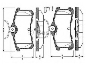 BOSCH 0 986 TB2 865 stabdžių trinkelių rinkinys, diskinis stabdys 
 Techninės priežiūros dalys -> Papildomas remontas
04466 02010, 04466 02060, 04466 20130