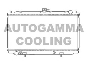 AUTOGAMMA 103500 radiatorius, variklio aušinimas
21460BU500, 21460BU501