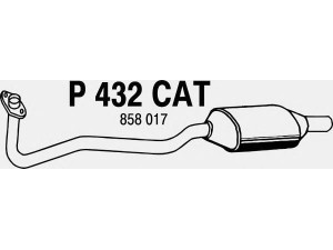 FENNO P432CAT katalizatoriaus keitiklis 
 Išmetimo sistema -> Katalizatoriaus keitiklis
BM90043H, 858017, 858018, 90467561