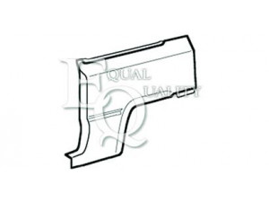 EQUAL QUALITY L00870 šoninis skydas 
 Kėbulas -> Kuro bakas/dalys
5887877, 1708101, 2088003