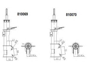 AL-KO 810070 amortizatorius 
 Pakaba -> Amortizatorius
50700695