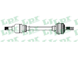 LPR DS52330 kardaninis velenas 
 Ratų pavara -> Kardaninis velenas
3272GZ, 9645248880, 3272AW, 3272GY