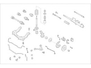 DELPHI AUDI-01116-F rato pakaba 
 Ašies montavimas/vairavimo mechanizmas/ratai -> Prekių paieška pagal schemą