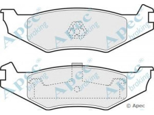 APEC braking PAD1048 stabdžių trinkelių rinkinys, diskinis stabdys 
 Techninės priežiūros dalys -> Papildomas remontas
4383883, 4423667, 4728146, 4773265