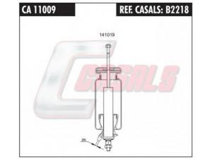CASALS B2218 gofruotoji membrana, vairuotojo kabinos pakaba
1349840, 1349844, 1382827, 1424229