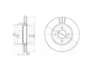 DELPHI BG2757 stabdžių diskas 
 Stabdžių sistema -> Diskinis stabdys -> Stabdžių diskas
1661467, 1664467, 5024174, 5026674