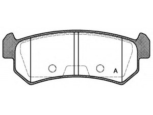 OPEN PARTS BPA1048.00 stabdžių trinkelių rinkinys, diskinis stabdys 
 Techninės priežiūros dalys -> Papildomas remontas
96405131, 96405131
