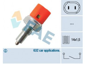 FAE 40601 jungiklis, atbulinės eigos žibintas 
 Elektros įranga -> Šviesų jungikliai/relės/valdymas -> Šviesų jungiklis/svirtis
77 00 422 630