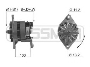 ERA 210393 kintamosios srovės generatorius 
 Elektros įranga -> Kint. sr. generatorius/dalys -> Kintamosios srovės generatorius
3963143, 3986428, 8112416