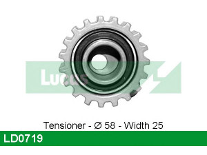 LUCAS ENGINE DRIVE LD0719 įtempiklio skriemulys, paskirstymo diržas
1021707, 1040677, 1056697, 1099552