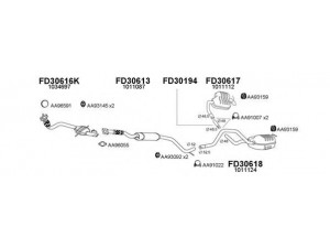 VENEPORTE 300482 išmetimo sistema