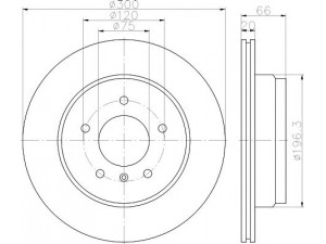MINTEX MDC2356 stabdžių diskas 
 Stabdžių sistema -> Diskinis stabdys -> Stabdžių diskas
34216792229