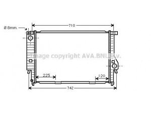 AVA QUALITY COOLING BW2159 radiatorius, variklio aušinimas 
 Aušinimo sistema -> Radiatorius/alyvos aušintuvas -> Radiatorius/dalys
1723818, 1723826