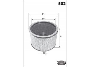 MECAFILTER FO478 oro filtras
23003213