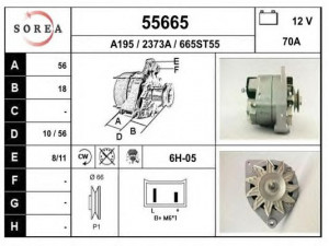 EAI 55665 kintamosios srovės generatorius