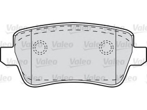 VALEO 598727 stabdžių trinkelių rinkinys, diskinis stabdys 
 Techninės priežiūros dalys -> Papildomas remontas
77363607, 77363610, 77364168, 77364169