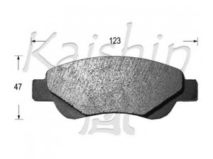 KAISHIN FK2264 stabdžių trinkelių rinkinys, diskinis stabdys 
 Techninės priežiūros dalys -> Papildomas remontas
044650H020