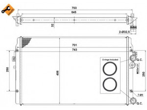 NRF 58334 radiatorius, variklio aušinimas 
 Aušinimo sistema -> Radiatorius/alyvos aušintuvas -> Radiatorius/dalys
1J0121253AC, 1J0121253AC