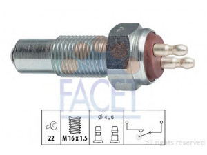 FACET 7.6006 jungiklis, atbulinės eigos žibintas 
 Elektros įranga -> Šviesų jungikliai/relės/valdymas -> Šviesų jungiklis/svirtis
6 031 219, 77FG-15520-AA