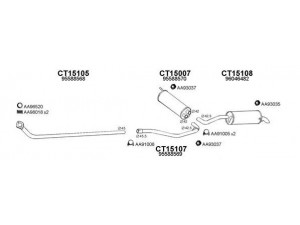 VENEPORTE 150184 išmetimo sistema 
 Išmetimo sistema -> Išmetimo sistema, visa