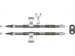 MGA CF5258 trosas, stovėjimo stabdys