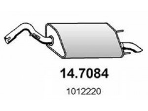 ASSO 14.7084 galinis duslintuvas 
 Išmetimo sistema -> Duslintuvas
1012218, 1012220, 1496934
