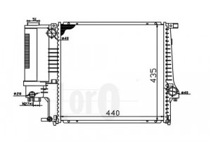 LORO 004-017-0016 radiatorius, variklio aušinimas 
 Aušinimo sistema -> Radiatorius/alyvos aušintuvas -> Radiatorius/dalys
1247145, 1469176, 17111247145, 17111469176