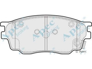 APEC braking PAD1301 stabdžių trinkelių rinkinys, diskinis stabdys 
 Techninės priežiūros dalys -> Papildomas remontas
G2YD3323Z, GJYA3323ZB, GJYA3323ZC