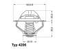 WAHLER 4206.90D termostatas, aušinimo skystis 
 Aušinimo sistema -> Termostatas/tarpiklis -> Thermostat
272 335, 8 636 779, 9 125 406