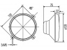 HELLA 1A3 996 002-051 priekinis žibintas