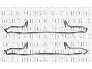 BORG & BECK BBK1091 priedų komplektas, diskinių stabdžių trinkelės 
 Stabdžių sistema -> Diskinis stabdys -> Stabdžių dalys/priedai