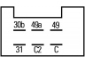 HELLA 4DM 001 863-081 posūkio rodiklio pertraukiklis 
 Elektros įranga -> Relė
001 544 79 32, 002 544 73 32, A 001 544 79 32