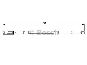 BOSCH 1 987 474 957 įspėjimo kontaktas, stabdžių trinkelių susidėvėjimas 
 Stabdžių sistema -> Susidėvėjimo indikatorius, stabdžių trinkelės
34 35 2 227 385