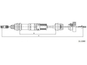 CABOR 11.2280 sankabos trosas
2150V9, 2150V9