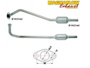 MAGNAFLOW 85830 katalizatoriaus keitiklis 
 Išmetimo sistema -> Katalizatoriaus keitiklis
858017, 858141