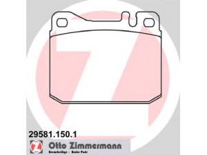 ZIMMERMANN 29581.150.1 stabdžių trinkelių rinkinys, diskinis stabdys 
 Techninės priežiūros dalys -> Papildomas remontas
000 420 7520, 001 420 0920, 001 420 9220