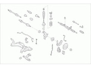 BOGE FORD-FOCUS-FB002 vairavimo mechanizmas; rato pakaba 
 Ašies montavimas/vairavimo mechanizmas/ratai -> Prekių paieška pagal schemą