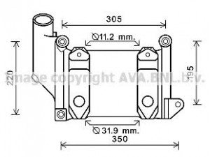 AVA QUALITY COOLING ME3266 alyvos aušintuvas, lėtintuvas
0004380288, A0004380288