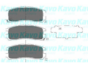 KAVO PARTS KBP-5509 stabdžių trinkelių rinkinys, diskinis stabdys 
 Techninės priežiūros dalys -> Papildomas remontas
MN102624, MR389571, MR389576, MR389577