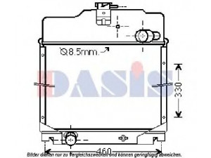 AKS DASIS 440156N radiatorius, variklio aušinimas