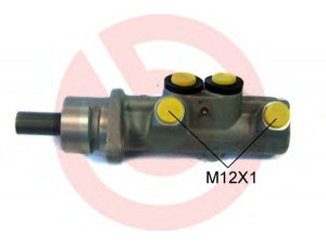 BREMBO M 85 066 pagrindinis cilindras, stabdžiai 
 Stabdžių sistema -> Pagrindinis stabdžių cilindras
010603, 03212597043