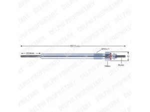 DELPHI HDS420 kaitinimo žvakė 
 Kibirkšties / kaitinamasis uždegimas -> Kaitinimo kaištis
36710-4A000, 36710-4A100