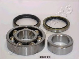 JAPANPARTS KK-26010 rato guolio komplektas 
 Ašies montavimas/vairavimo mechanizmas/ratai -> Rato stebulė/montavimas -> Rato guolis
90043-63100-000, 90043-63145-000